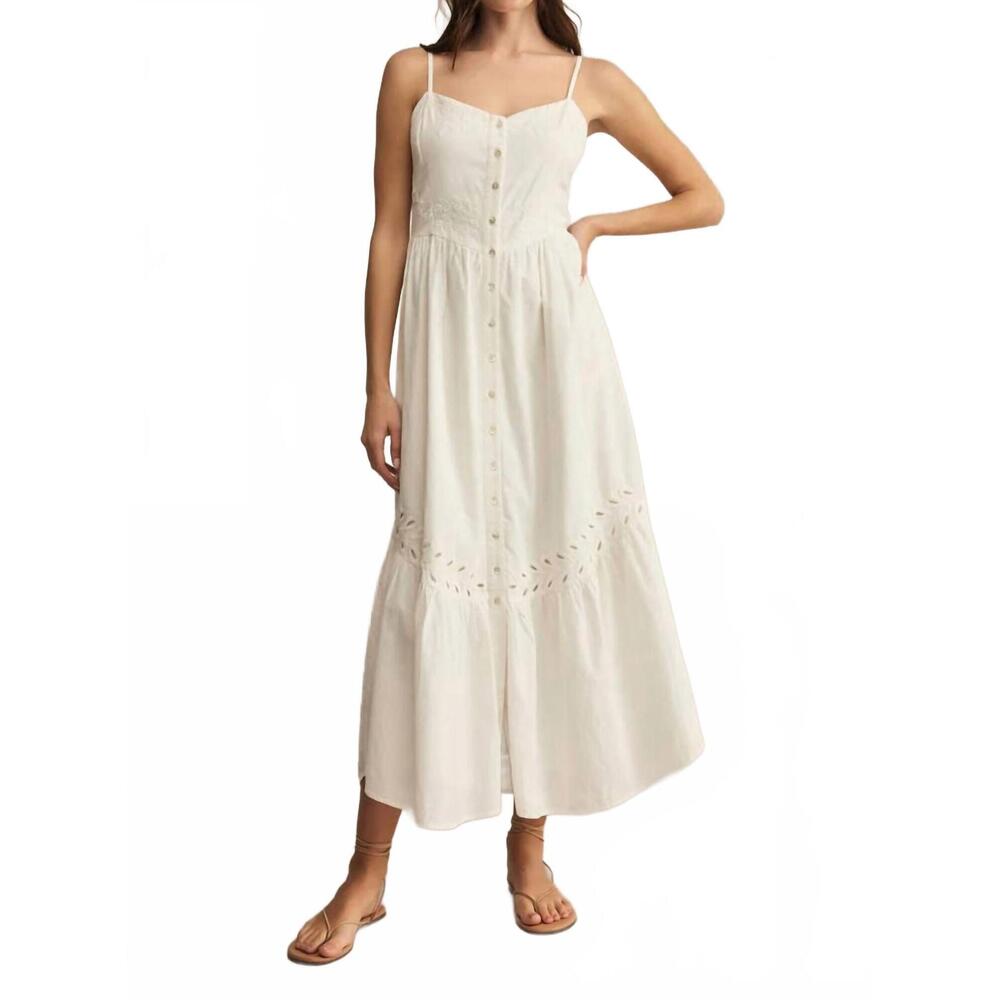 NEW Z SUPPLY colleen citadell maxi dress in white